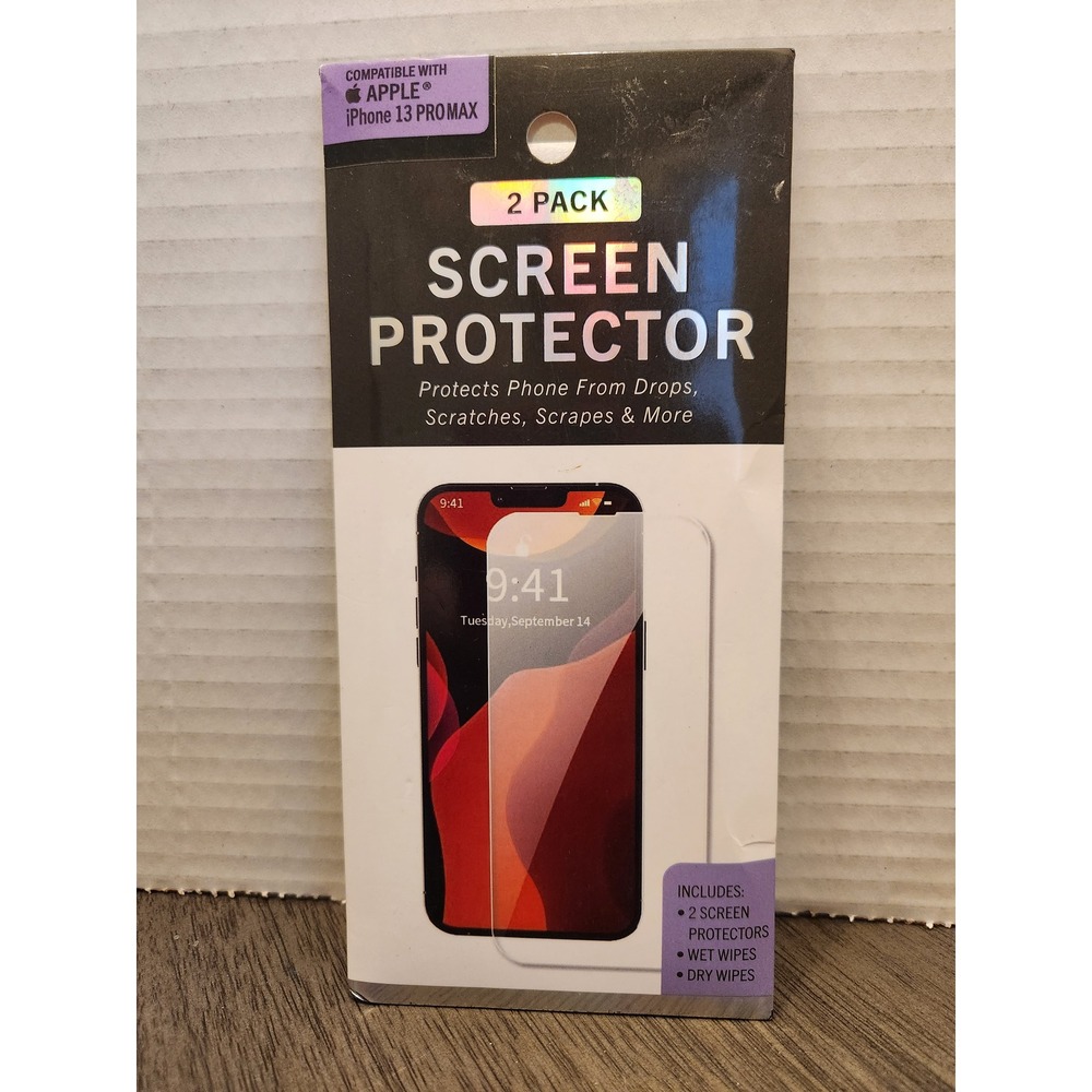 2 Pack Screen Protector for Apple iPhone 13 Pro‎ Max